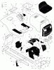 Murray 42578x30A - 42" Lawn Tractor (1998) Ersatzteile Chassis & Hood