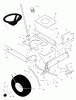 Murray 42578x30A - 42" Lawn Tractor (1998) Ersatzteile Steering