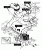 Murray 42580x89A - Yard King Performance 42" Lawn Tractor (2000) Ersatzteile Electrical Assembly