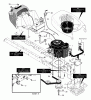 Murray 42580x89A - Yard King Performance 42" Lawn Tractor (2000) Ersatzteile Engine And Control Assembly