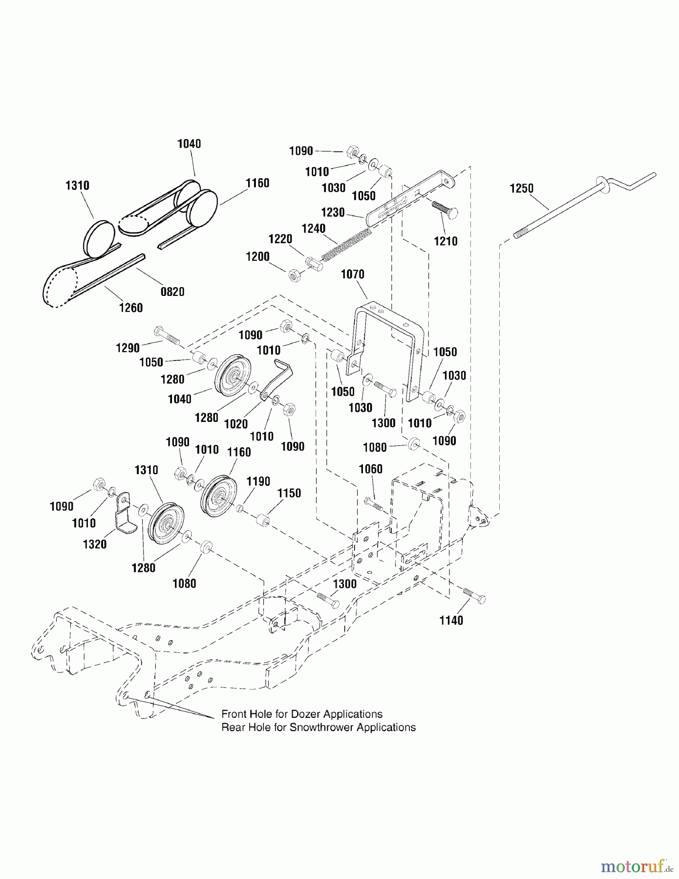 Murray Zubehör 1695196 - Murray Hitch, Sub Frame Hitch Group