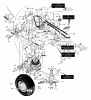 Murray 42580x89A - Yard King Performance 42" Lawn Tractor (2000) Ersatzteile Motion Drive