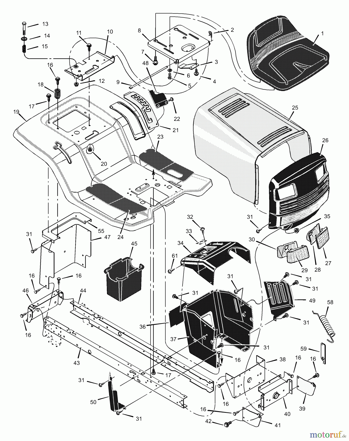  Murray Rasen- und Gartentraktoren 42583x6A - Murray Ultra 42