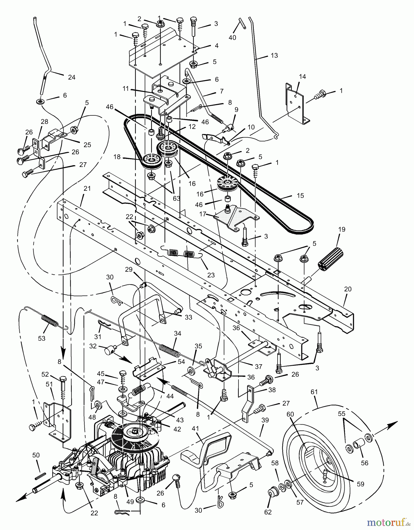 Murray Rasen- und Gartentraktoren 42583x6A - Murray Ultra 42