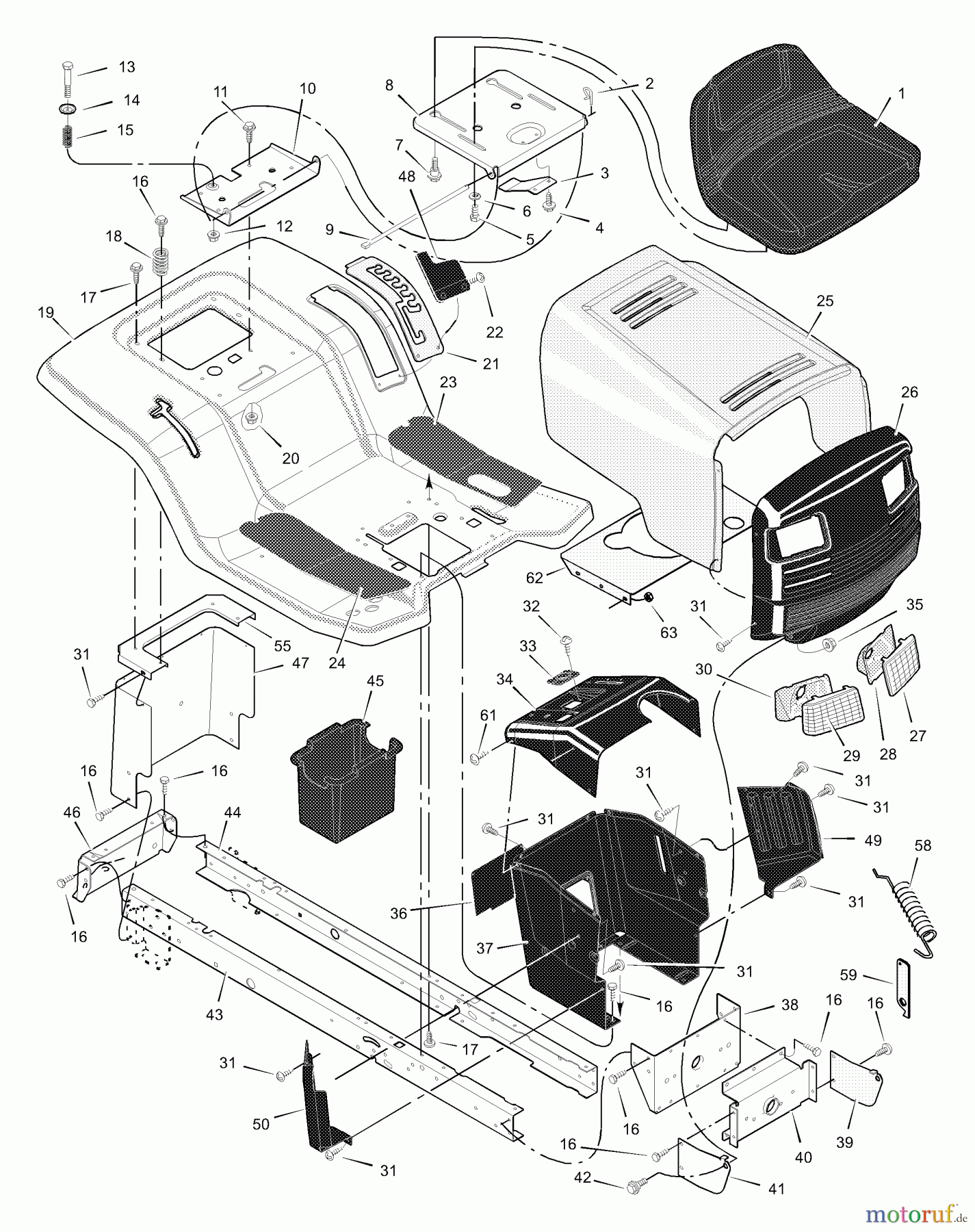 Murray Rasen- und Gartentraktoren 42583x6B - Murray Ultra 42