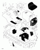 Murray 42583x82A - Ranch King 42" Lawn Tractor (1998) Ersatzteile Chassis & Hood