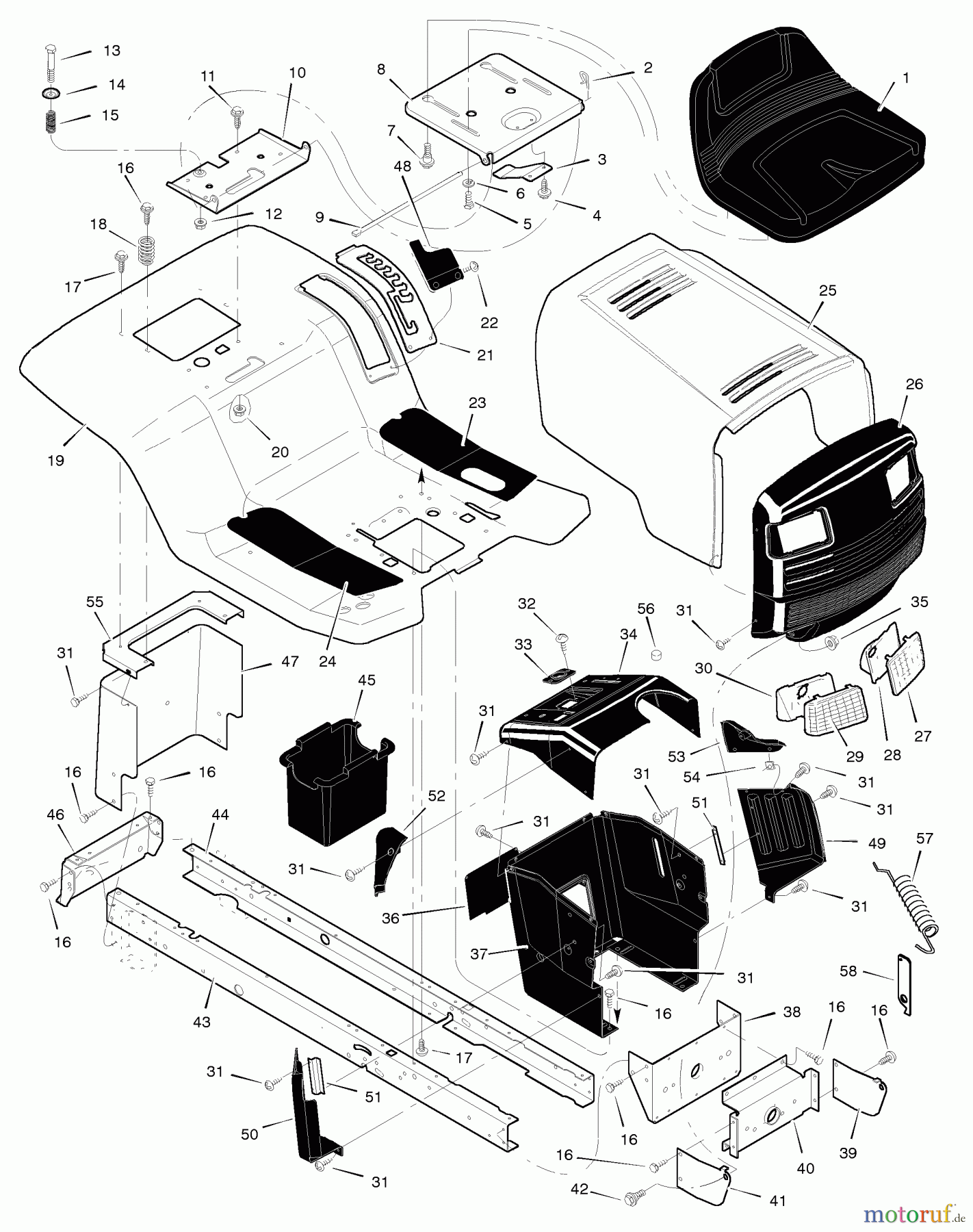 Murray Rasen- und Gartentraktoren 42586x8A - Scotts 42