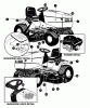 Murray 42589x8 - Scotts 42" Lawn Tractor (1999) (Home Depot) Ersatzteile Decal Assembly