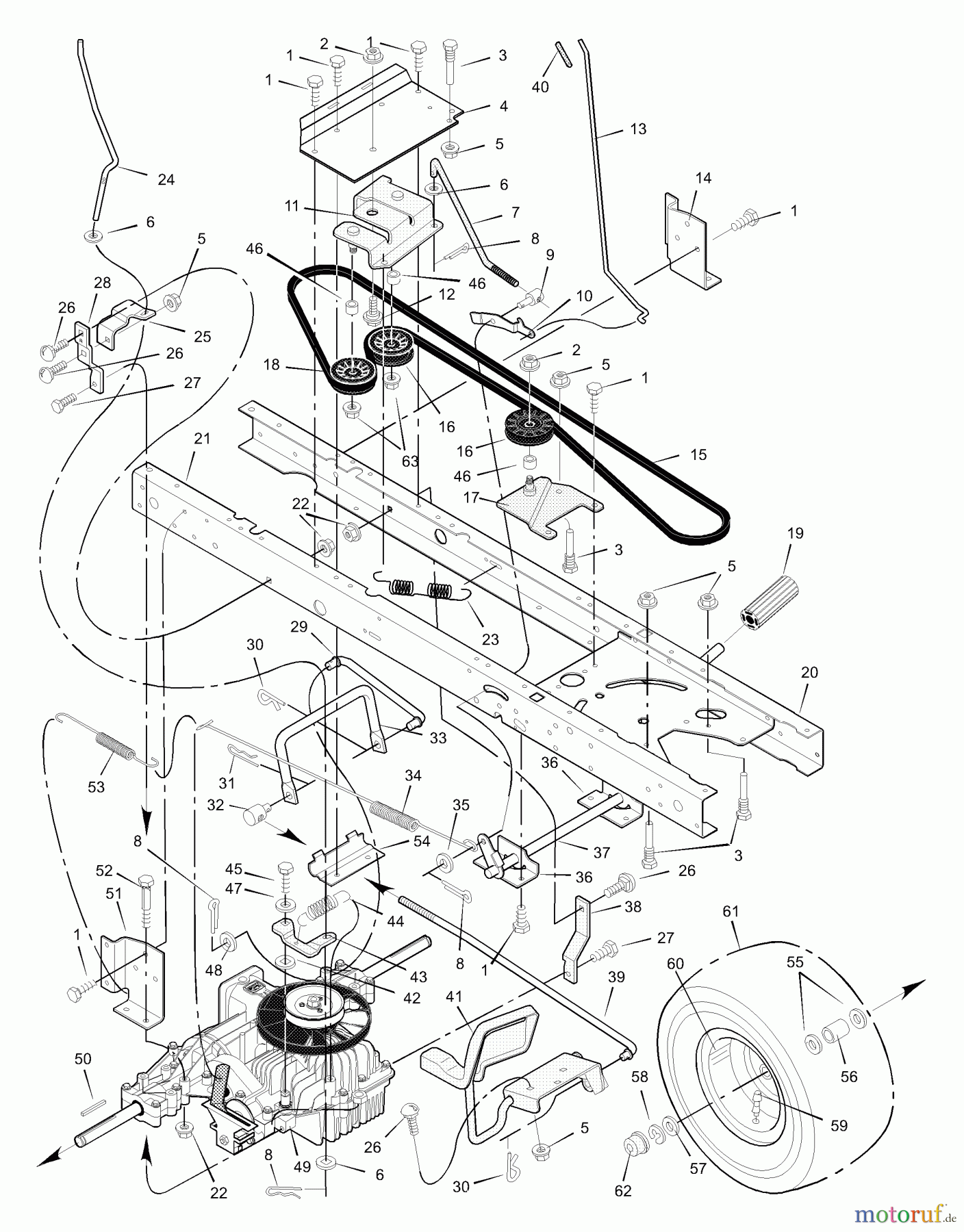  Murray Rasen- und Gartentraktoren 42590C - Murray 42