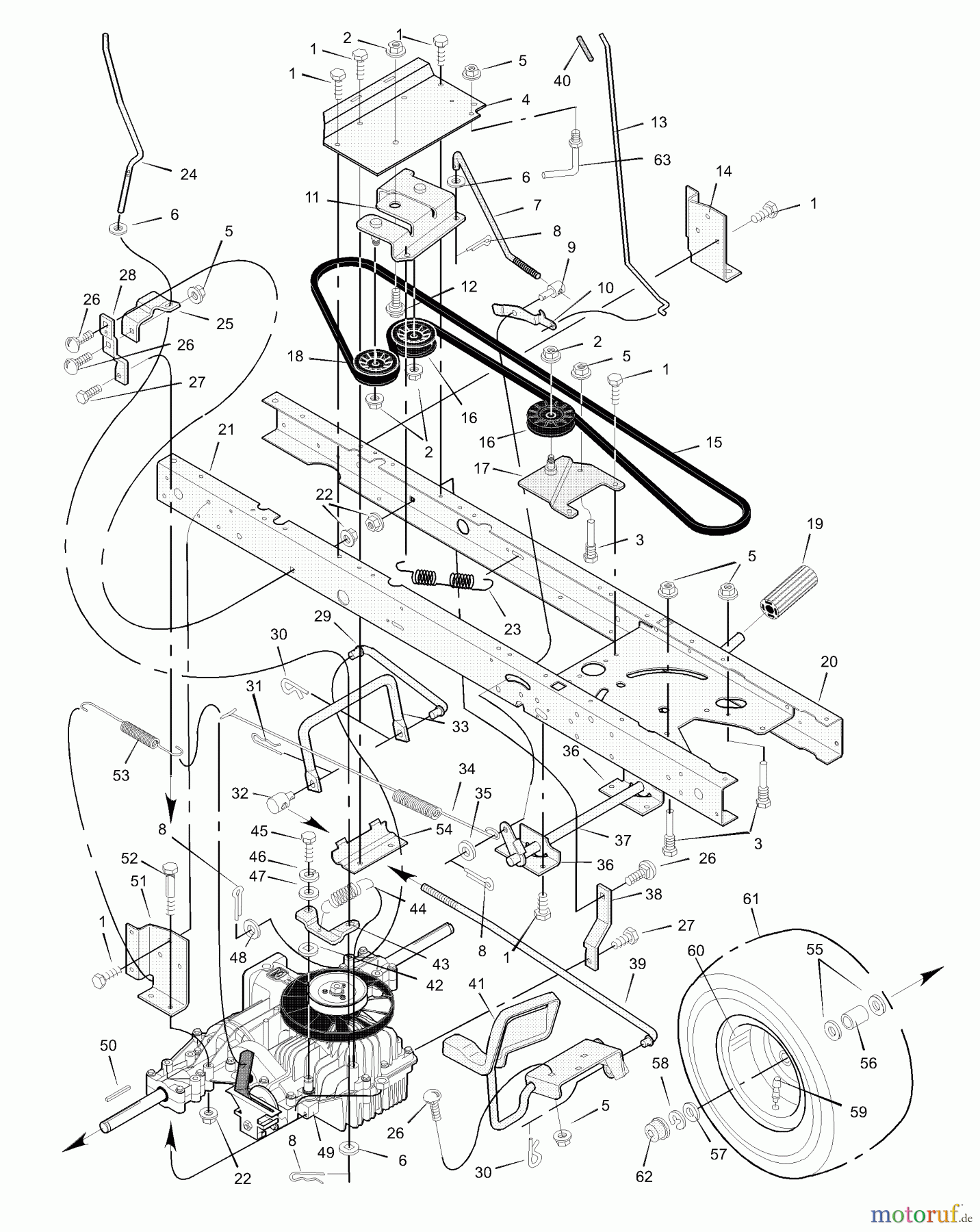 Murray Rasen- und Gartentraktoren 42590x92A - B&S/Murray 42