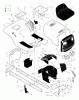 Murray 42591x31A - Scotts 42" Lawn Tractor (1999) (Home Depot) Ersatzteile Chassis & Hood