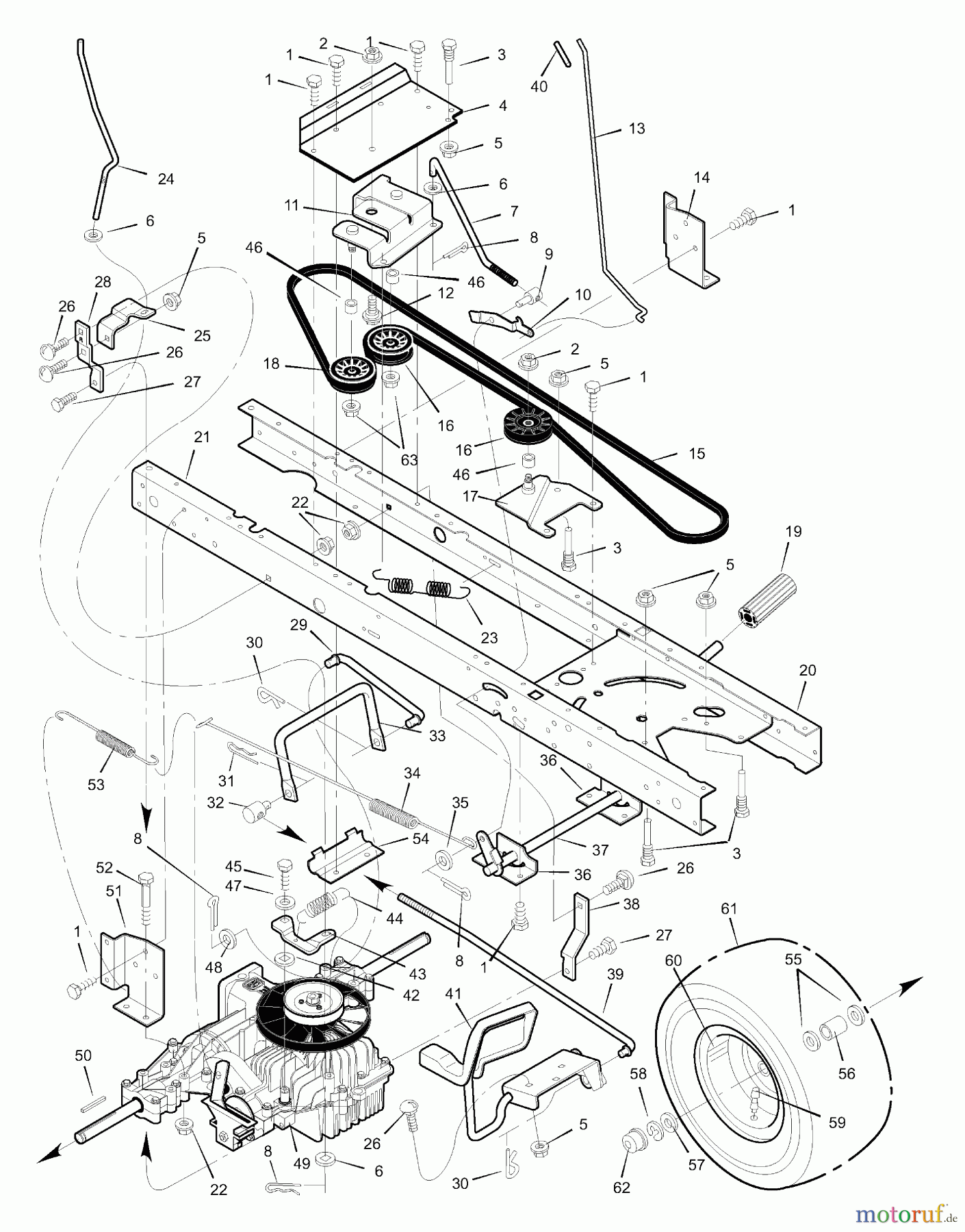 Murray Rasen- und Gartentraktoren 42591x31A - Scotts 42