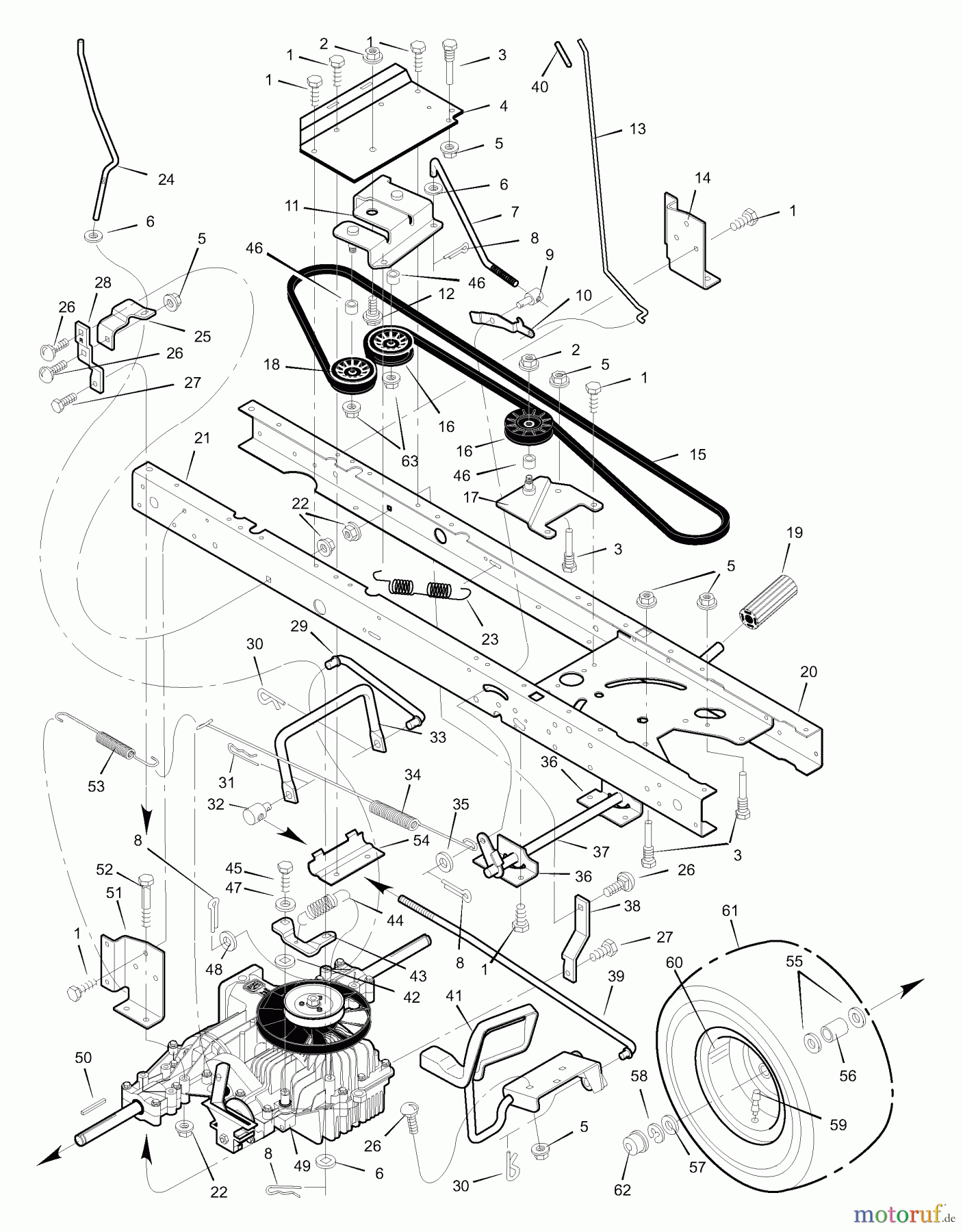 Murray Rasen- und Gartentraktoren 42591x8B - Scotts 42