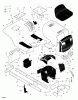 Murray 42591x92A - B&S/ 42" Lawn Tractor (1998) (Walmart) Ersatzteile Chassis & Hood