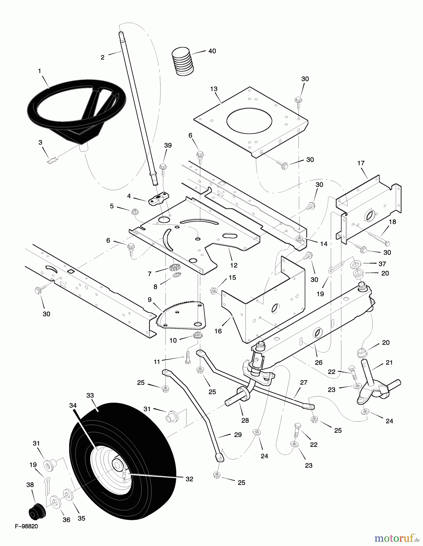 Murray Rasen- und Gartentraktoren 42591x92A - B&S/Murray 42
