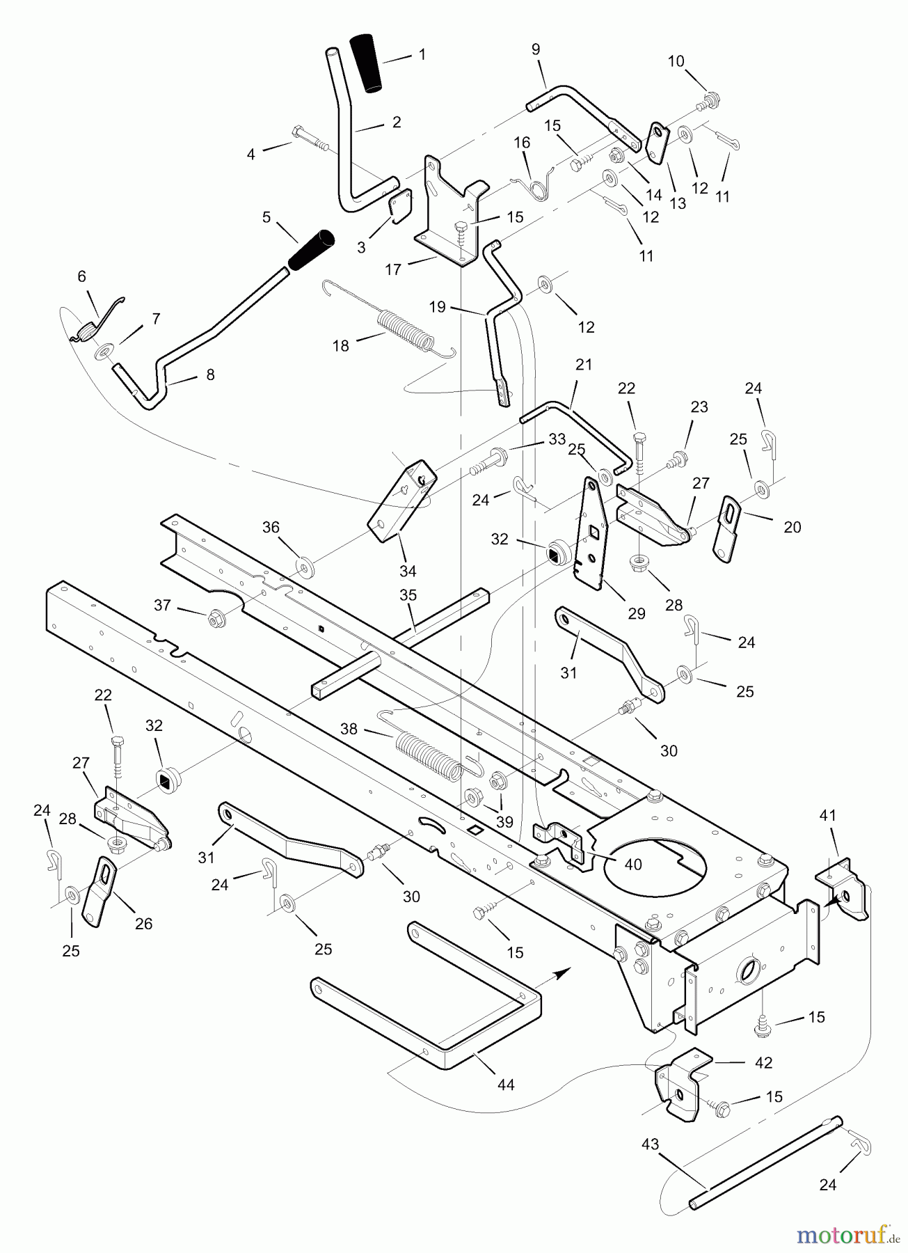  Murray Rasen- und Gartentraktoren 42591x92A - B&S/Murray 42