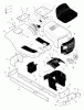 Murray 42598x92A - B&S/ 42" Lawn Tractor (1999) (Walmart) Ersatzteile Chassis & Hood