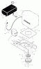 Murray 42598x92A - B&S/ 42" Lawn Tractor (1999) (Walmart) Ersatzteile Engine Mount