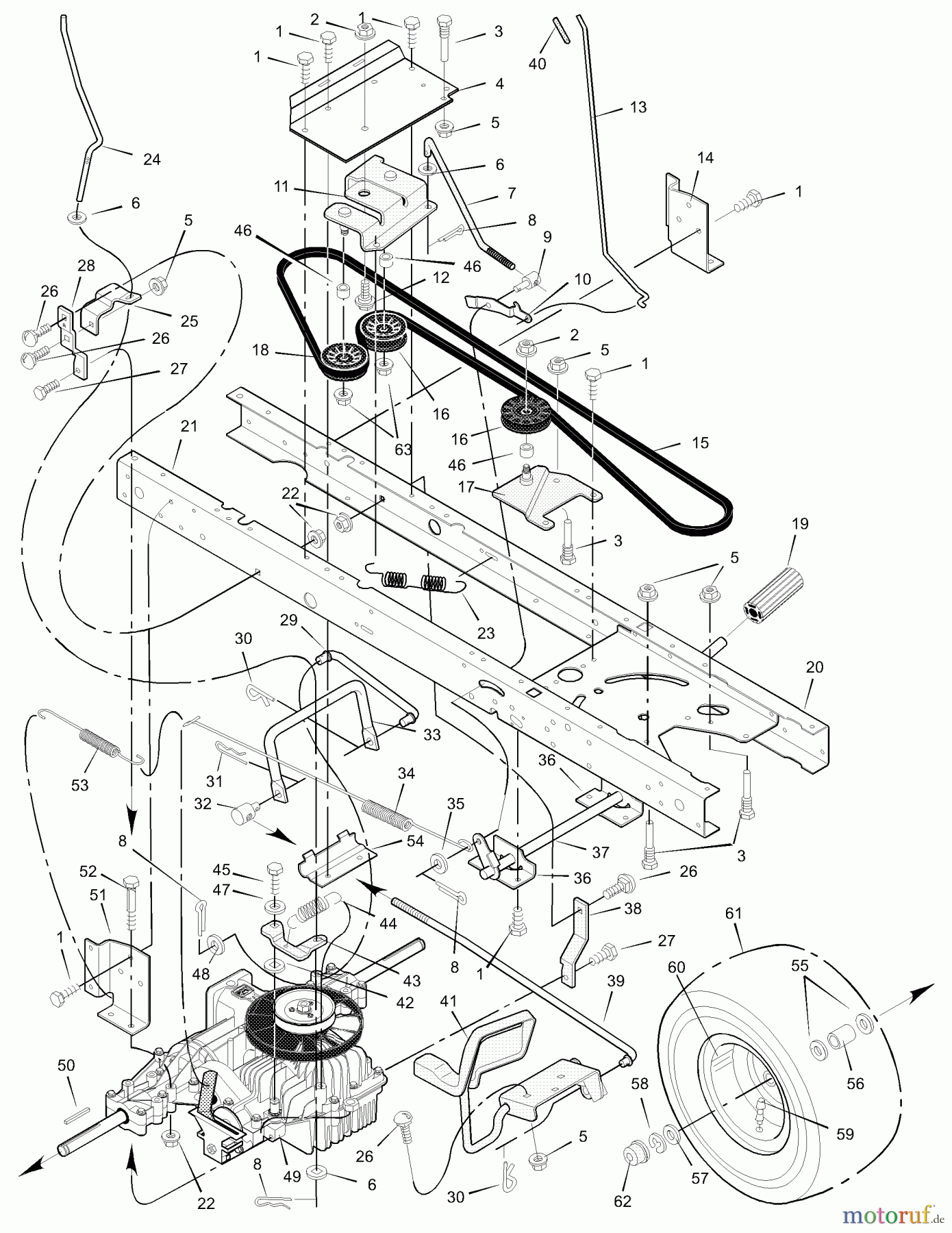Murray Rasen- und Gartentraktoren 42598x92A - B&S/Murray 42