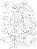 Murray 42816B - 42" Lawn Tractor (1996) Ersatzteile Mower Housing