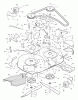 Murray 42816C - 42" Lawn Tractor (1996) Ersatzteile Mower Housing