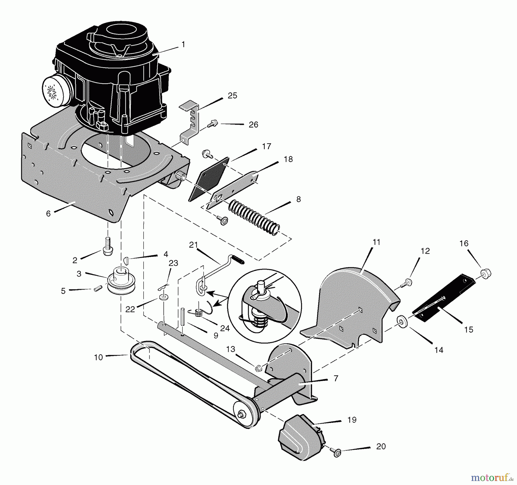 Murray Kantenschneider 536.772350 - Craftsman Edger (2006) (Sears) Edger Blade Assembly