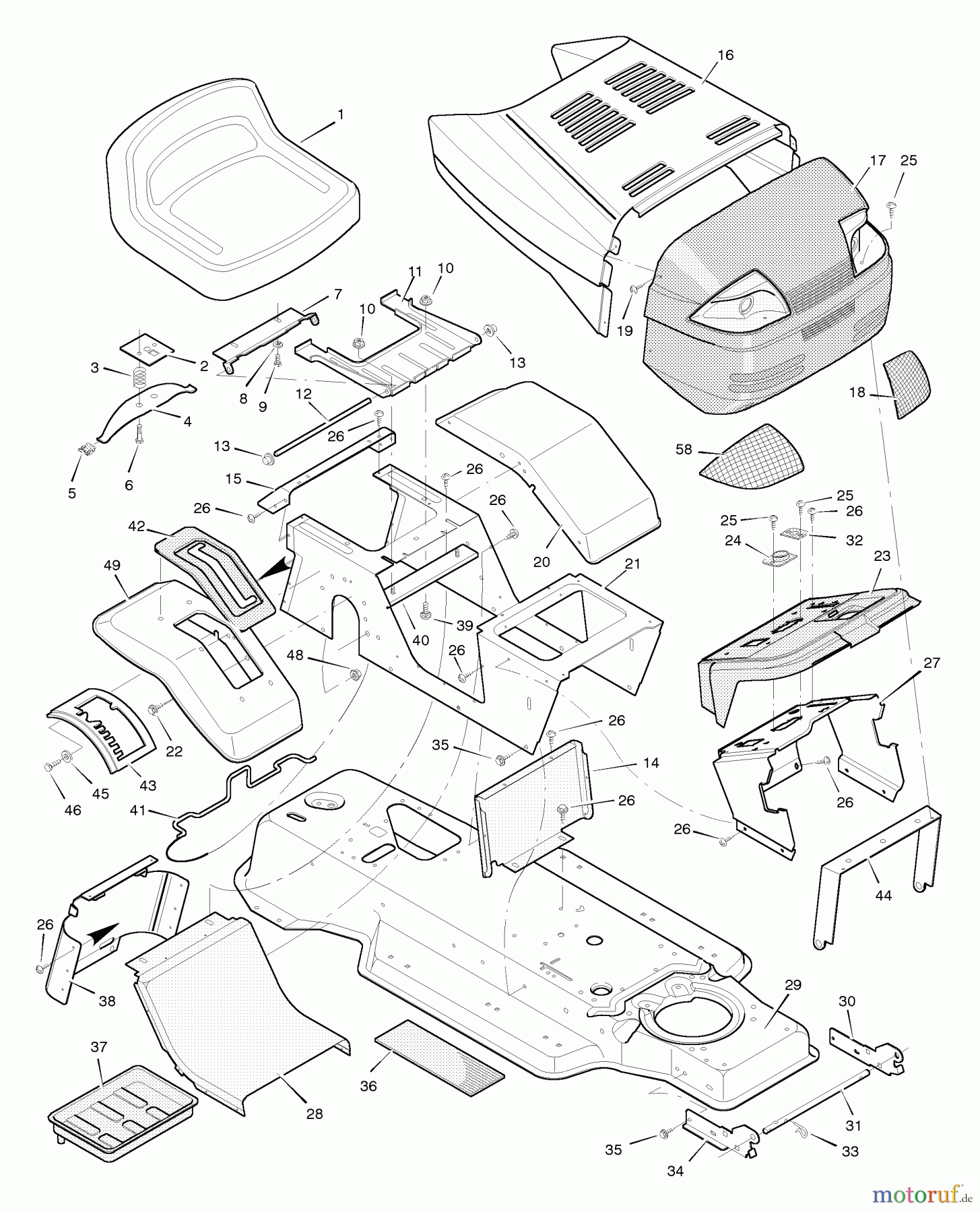  Murray Rasen- und Gartentraktoren 42819x30A - Murray 42