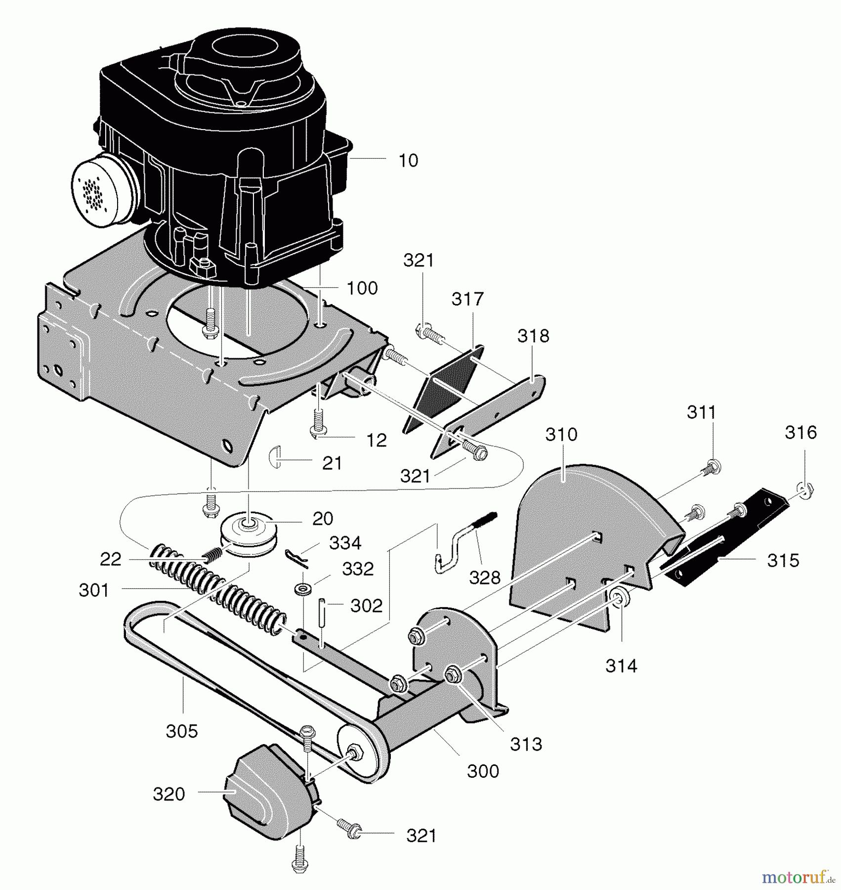  Murray Kantenschneider EV3550x4NA - Murray Edger (2006) Edger Blade Assembly