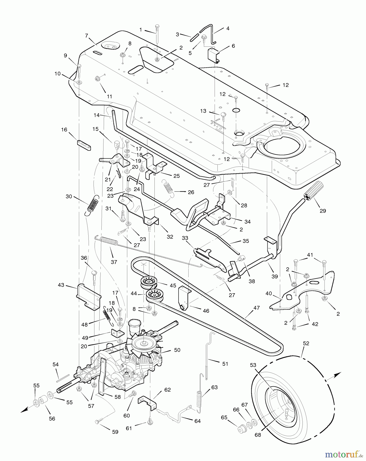  Murray Rasen- und Gartentraktoren 42916x8A - Scotts 42