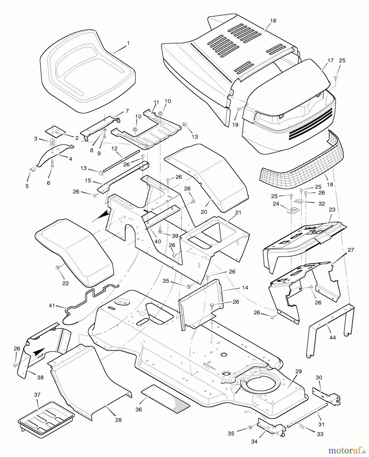  Murray Rasen- und Gartentraktoren 42917x6A - Murray Ultra 42