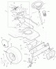 Murray 42918x8A - Scotts 42" Lawn Tractor (1996) (Home Depot) Ersatzteile Steering