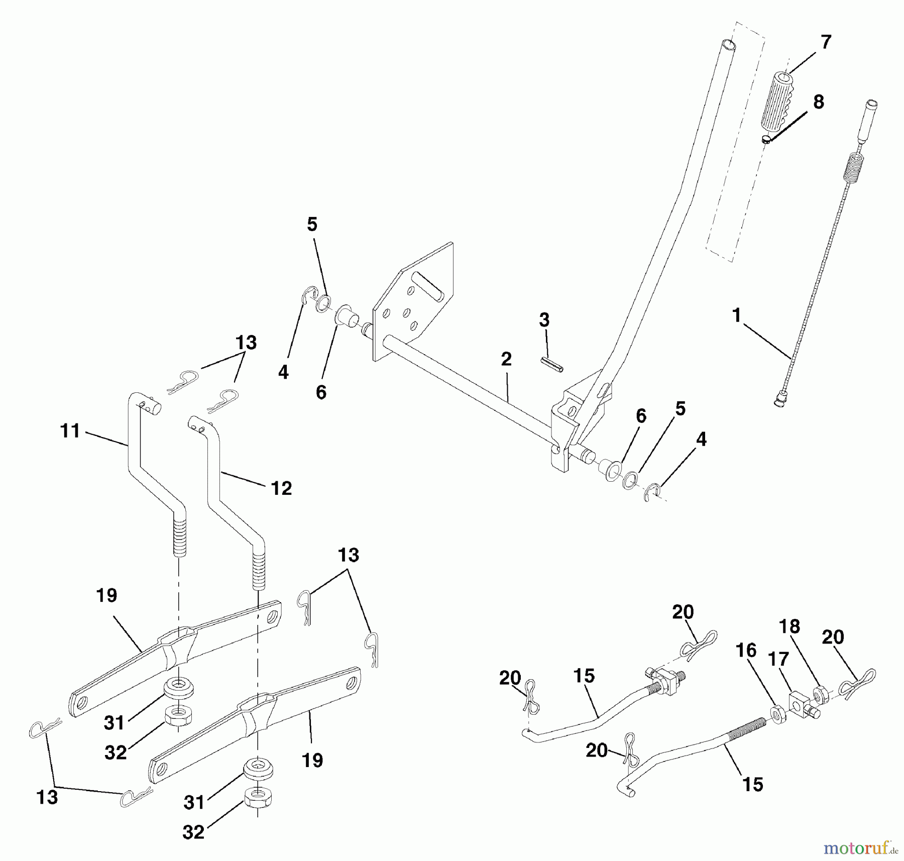 Murray Rasen- und Gartentraktoren 42L13G60X8A (96012007705) - Murray 42