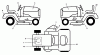 Murray 42L18G60X8A (96042005604) - 42" Lawn Tractor, 18.5 HP (2010) Ersatzteile Decals Group (42L18G60X8Adecal)