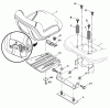 Murray 42L18G60X8A (96042005604) - 42" Lawn Tractor, 18.5 HP (2010) Ersatzteile Seat Group (42L18G60X8Aseat)