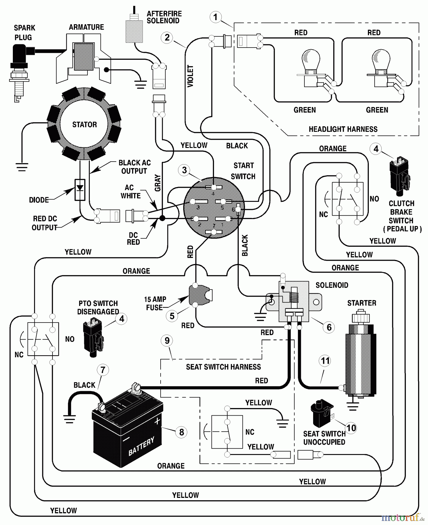  Murray Rasen- und Gartentraktoren 461000x71A - B&S/Murray 46