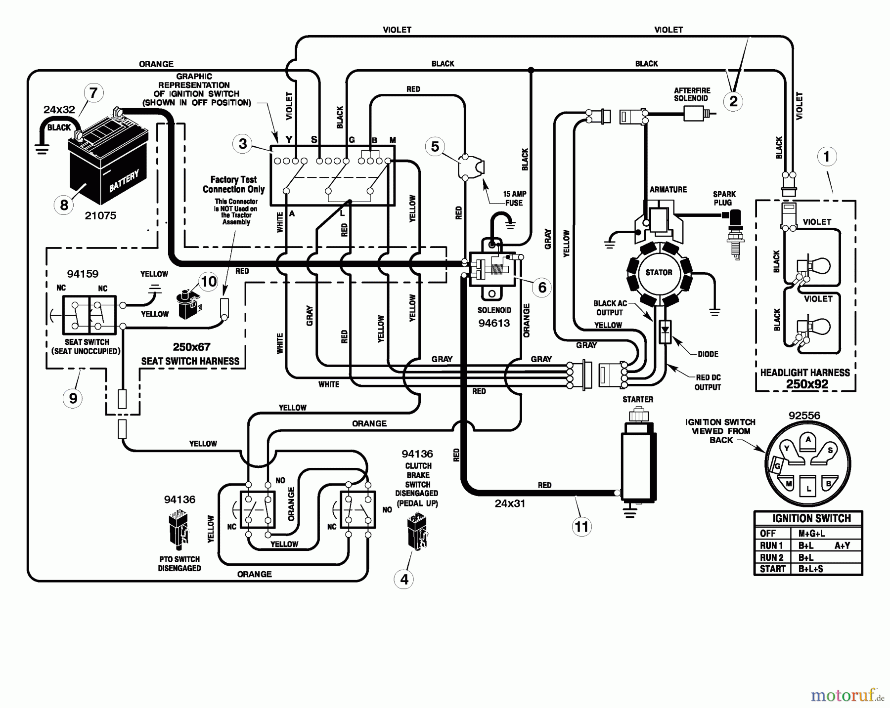 Murray Rasen- und Gartentraktoren 461004x92A - B&S/Murray 46