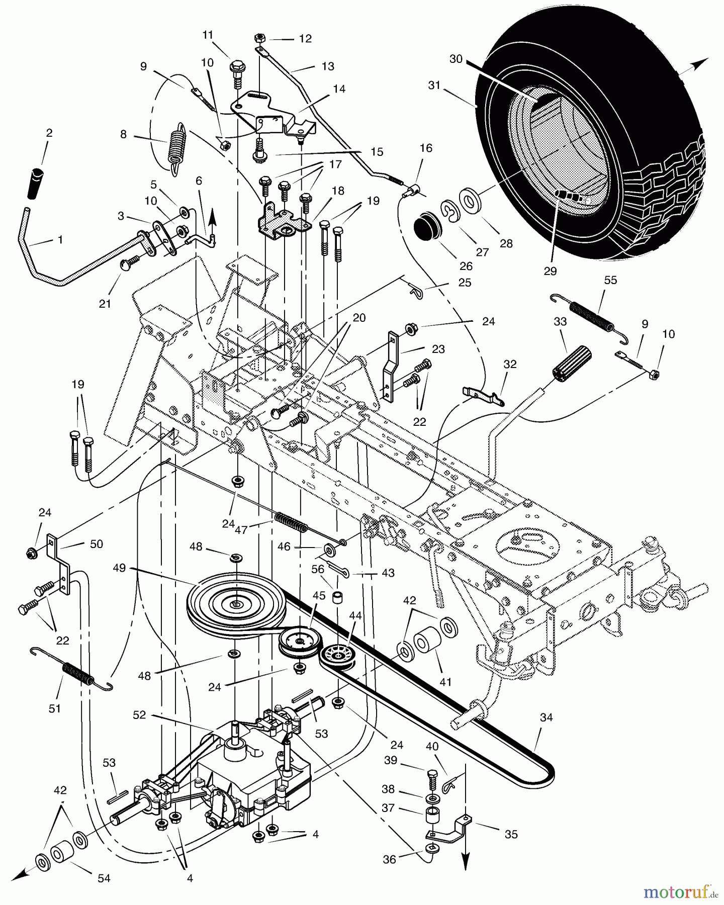  Murray Rasen- und Gartentraktoren 461007x92A - B&S/Murray 46