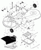 Murray 461007x92A - B&S/ 46" Garden Tractor (2001) (Walmart) Ersatzteile Mower Housing Suspension