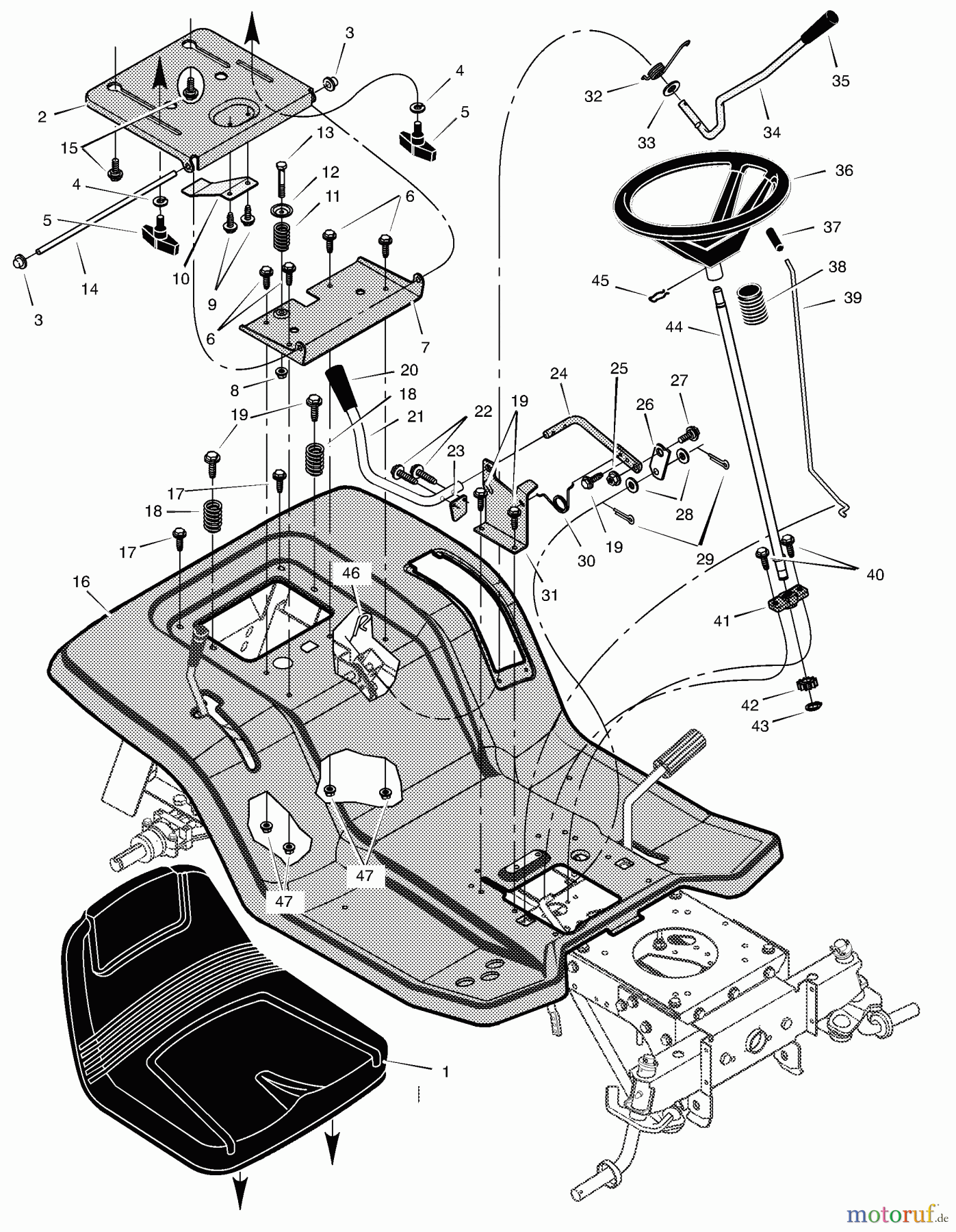 Murray Rasen- und Gartentraktoren 461007x92A - B&S/Murray 46