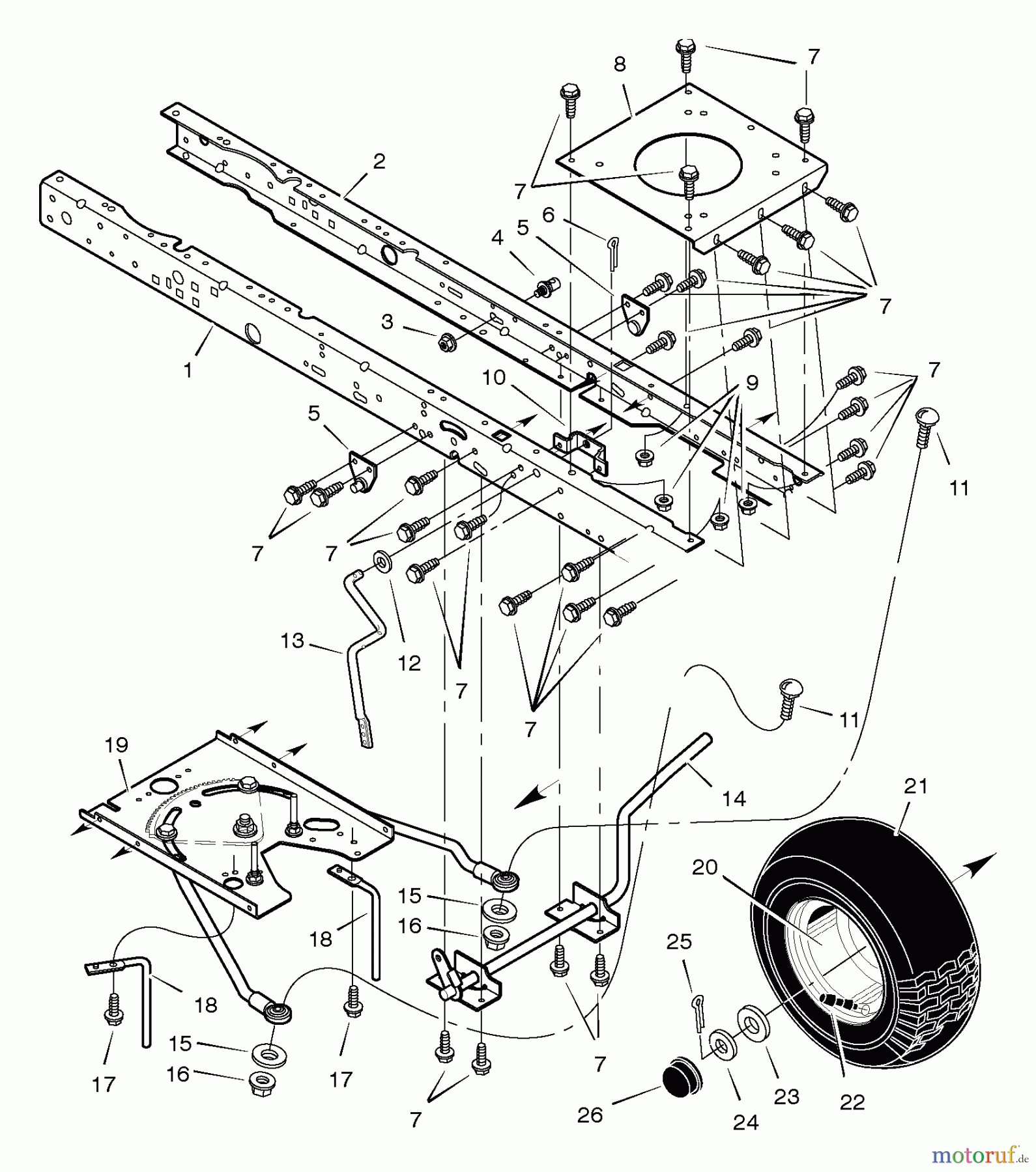 Murray Rasen- und Gartentraktoren 461008x92A - B&S/Murray 46