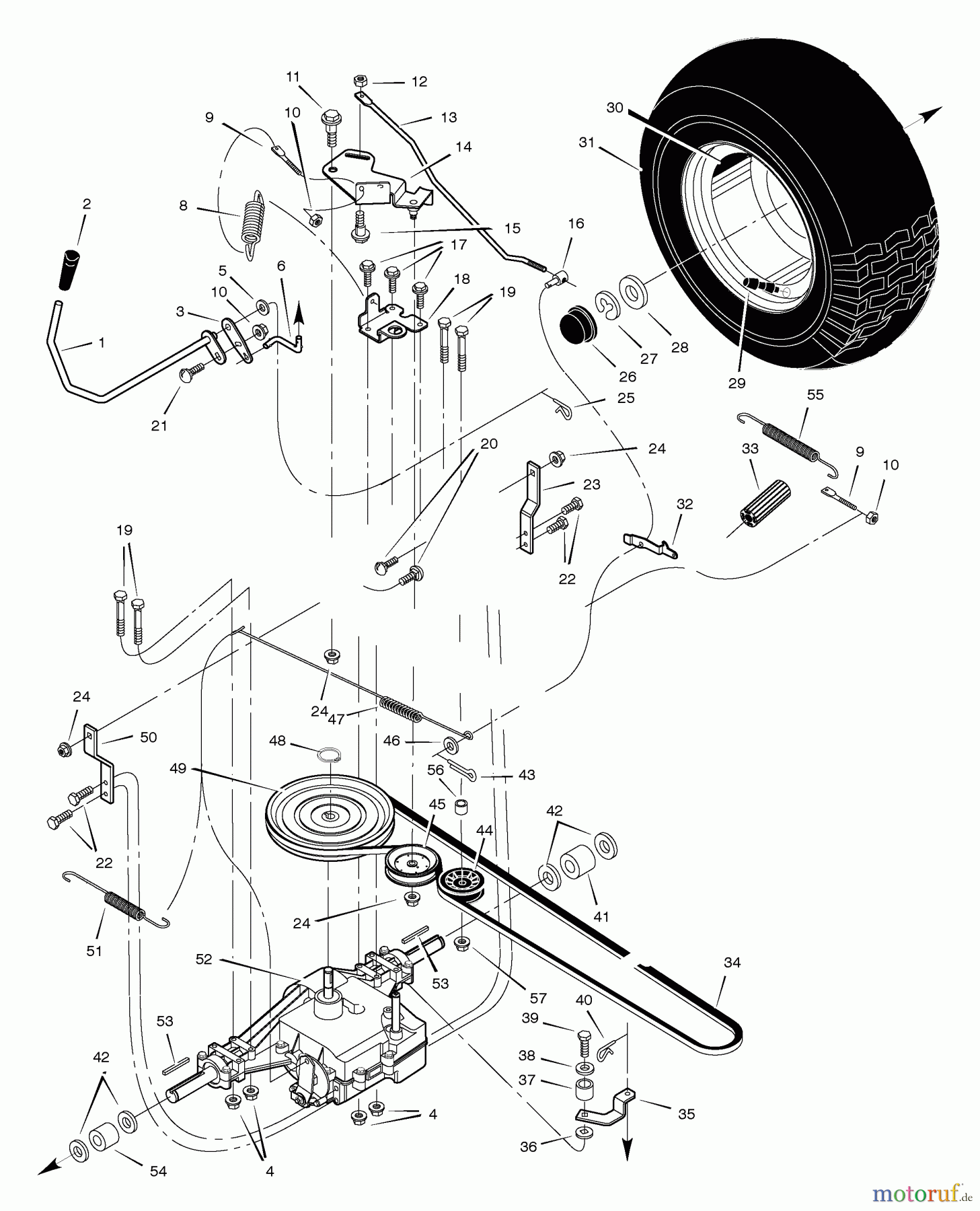  Murray Rasen- und Gartentraktoren 461008x92A - B&S/Murray 46