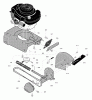 Murray EV3850x4C - Edger (2004) Ersatzteile Engine Mount