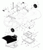 Murray 461018x99B - B&S/ 46" Garden Tractor (2002) (AAFES) Ersatzteile Mower Housing Suspension