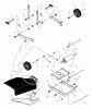 Murray 46102x6A - Ultra 46" Lawn Tractor (1999) Ersatzteile Mower Housing Suspension
