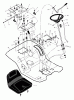 Murray 46102x6A - Ultra 46" Lawn Tractor (1999) Ersatzteile Seat Deck