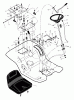 Murray 46103A - 46" Garden Tractor (1999) Ersatzteile Seat Deck
