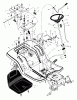 Murray 46103B - 46" Garden Tractor (2000) Ersatzteile Seat Deck