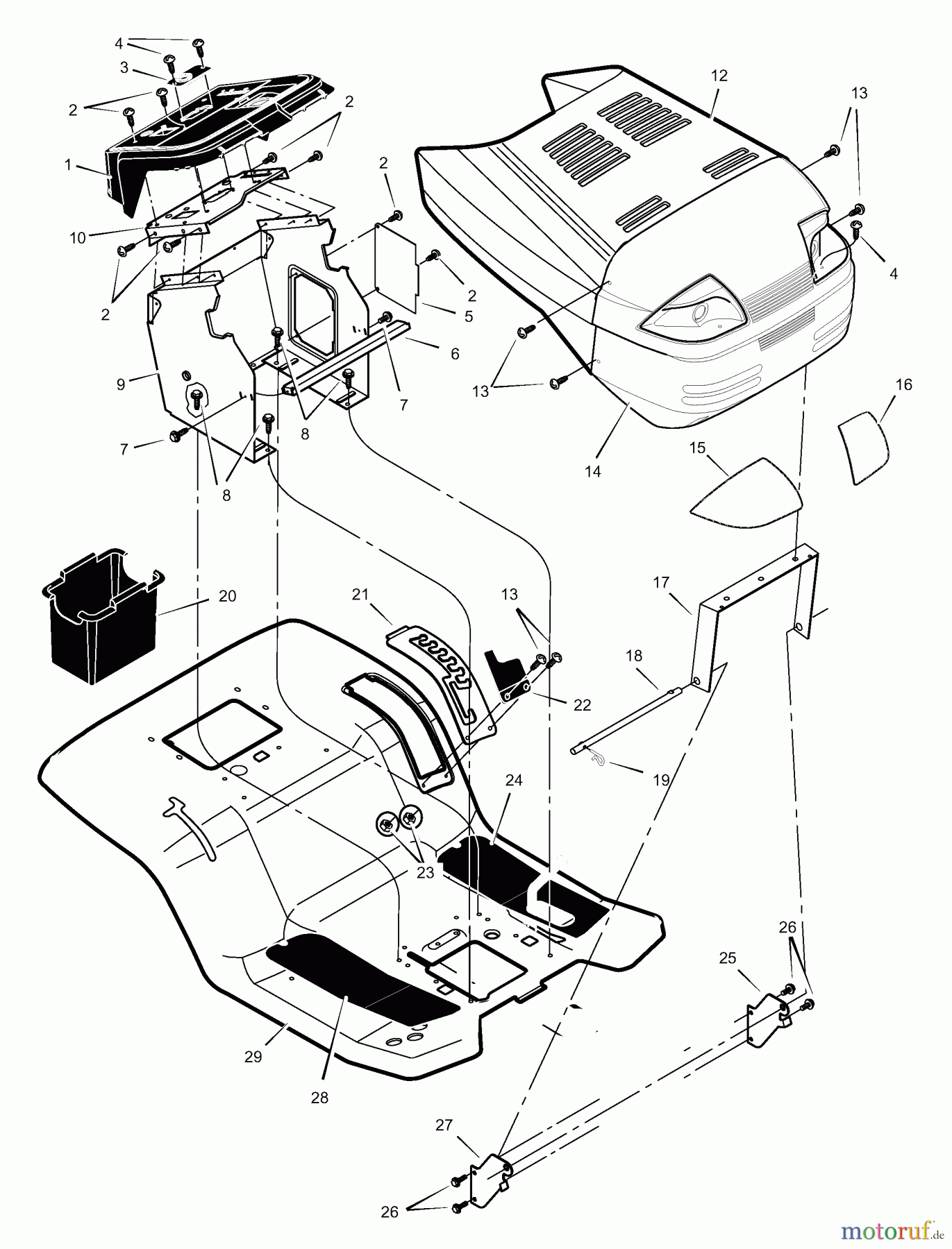 Murray Rasen- und Gartentraktoren 46103x71A - B&S/Murray 46