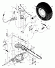 Murray 46103x71A - B&S/ 46" Garden Tractor (1999) (Quality Stores) Ersatzteile Motion Drive