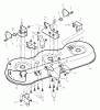 Murray 46103x71A - B&S/ 46" Garden Tractor (1999) (Quality Stores) Ersatzteile Mower Housing